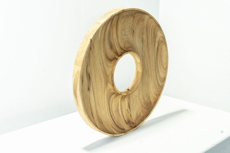 HALO - wall art, bowl, Wandskulptur und Schale, grafika drewniania ścienna i misa, Woodthing.eu, pic. 3
