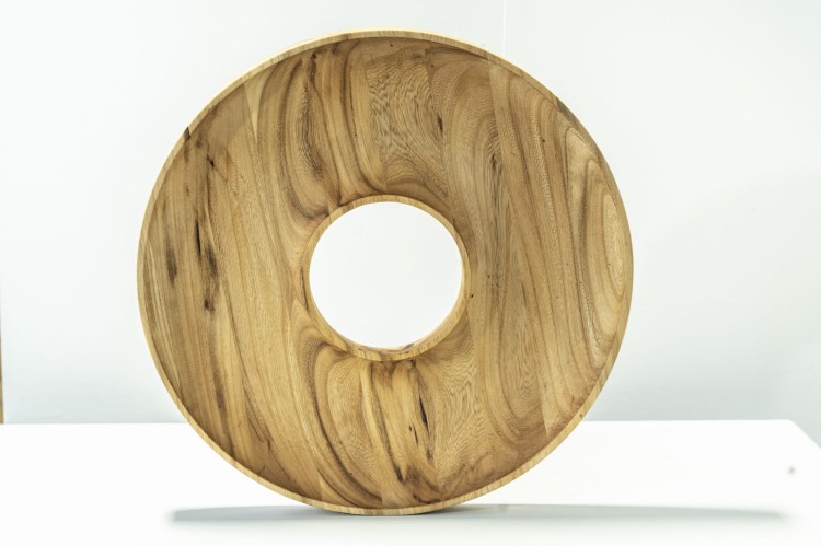 HALO - wall art, bowl, Wandskulptur und Schale, grafika drewniania ścienna i misa, Woodthing.eu, pic. 4
